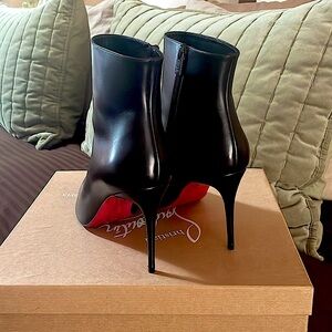 Christian Louboutin leather booties 11 41 85MM